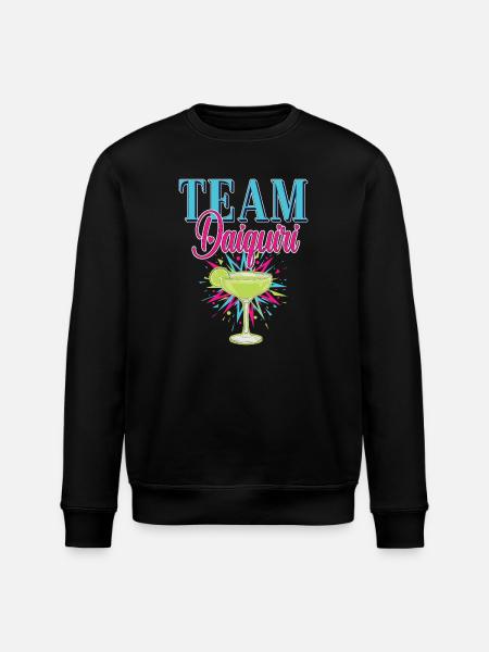 Hen Party Cocktail Team Daiquiri - Stanley/Stella ROLLER Unisex Organic Sweatshirt - black