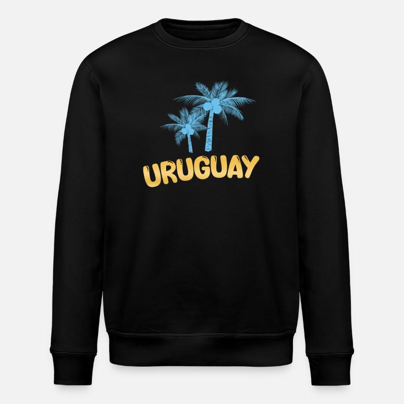 Palmiers Uruguay - Sweat bio ROLLER Stanley/Stella Unisexe - noir