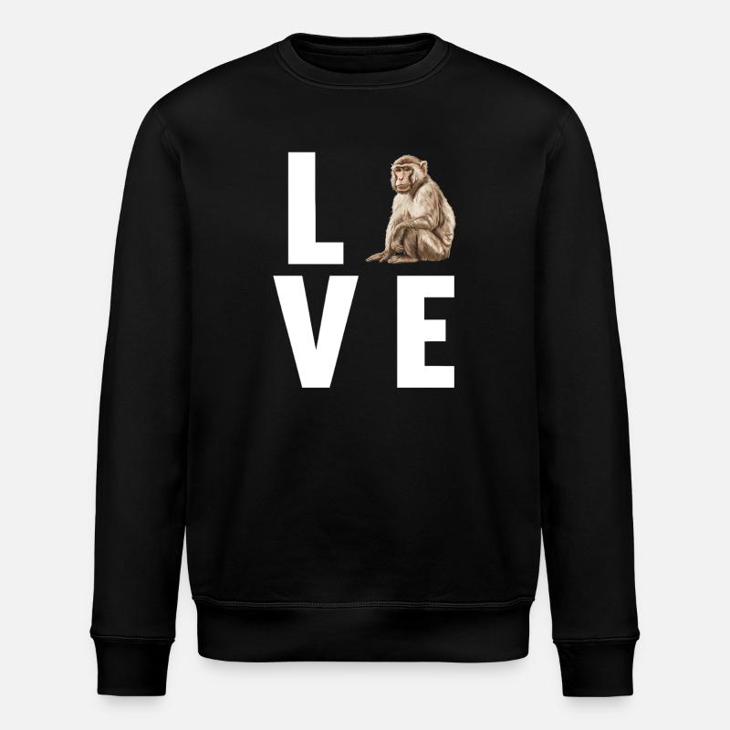 Macaque Macaque - Stanley/Stella ROLLER Unisex Organic Sweatshirt - black