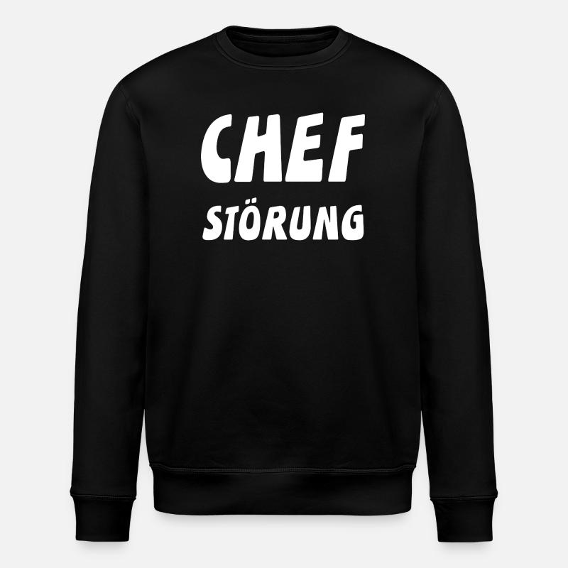 chef - Stanley/Stella ROLLER Unisex Organic Sweatshirt - black
