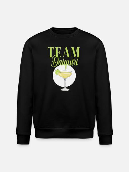 Hen Party Cocktail Team Daiquiri - Stanley/Stella ROLLER Unisex Organic Sweatshirt - black