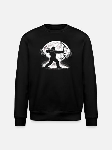 Bigfoot Archery - Stanley/Stella ROLLER Unisex Organic Sweatshirt - black