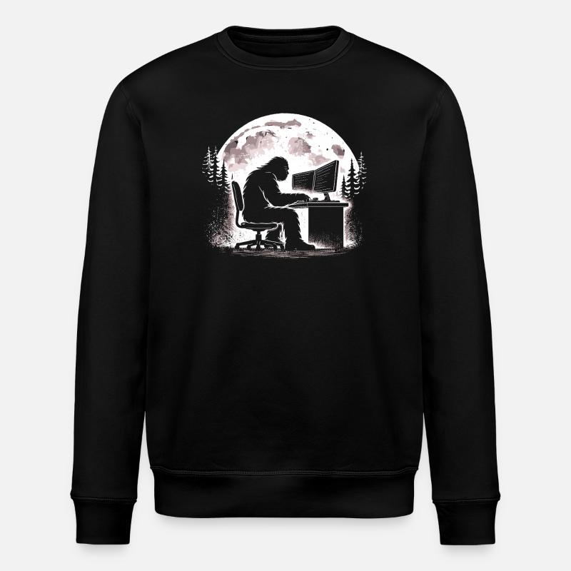 Bigfoot Programmierer - Stanley/Stella Unisex Bio-Sweatshirt ROLLER - Schwarz