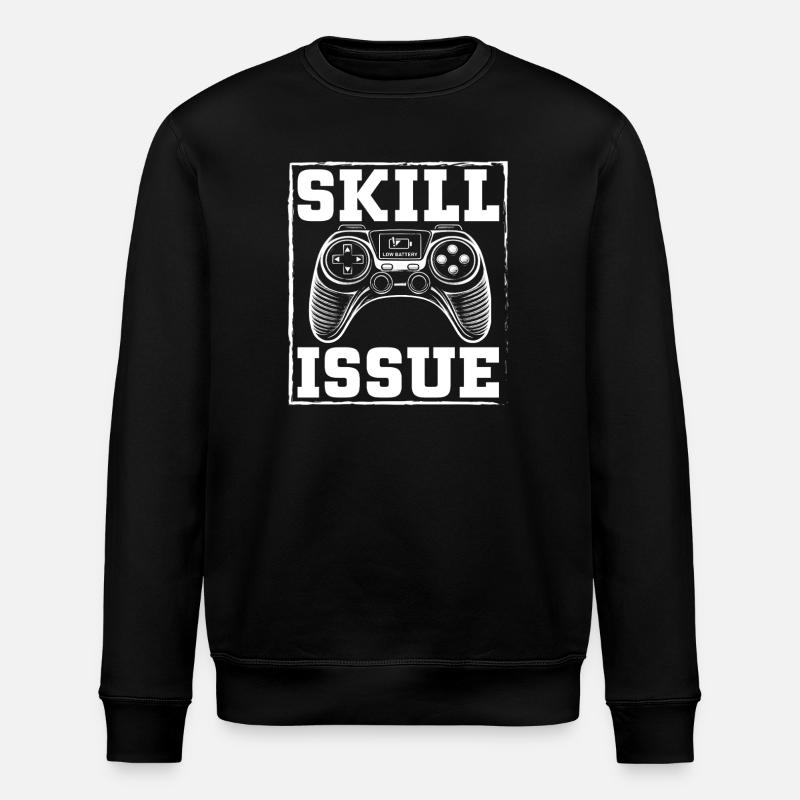 Gaming Gamer Videospiele Controller Zocken Zocker - Stanley/Stella Unisex Bio-Sweatshirt ROLLER - Schwarz