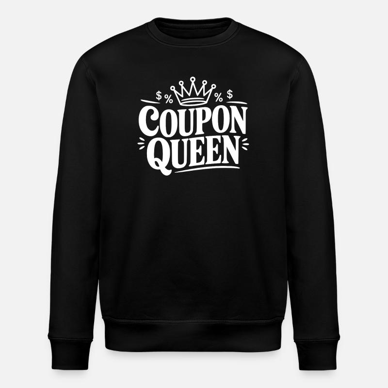 Coupon Queen - Stanley/Stella ROLLER Unisex Organic Sweatshirt - black