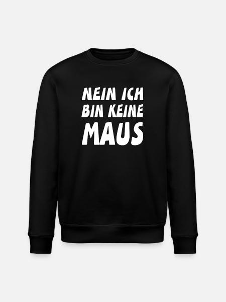 mouse - Stanley/Stella ROLLER Unisex Organic Sweatshirt - black