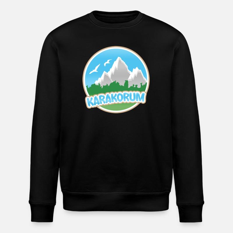 Le mont Karakoram - Sweat bio ROLLER Stanley/Stella Unisexe - noir