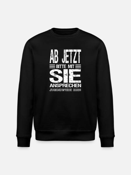 Jugendweihe - Jugendweihe 2026 - Stanley/Stella Unisex Bio-Sweatshirt ROLLER - Schwarz