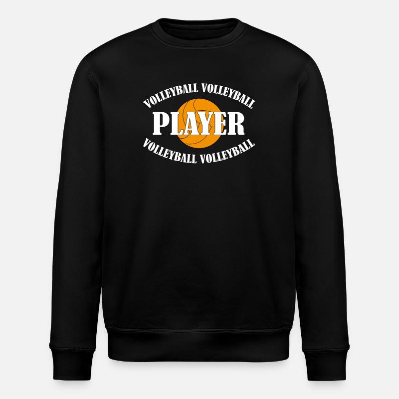 Volleyball Player - Stanley/Stella ROLLER Unisex Organic Sweatshirt - black