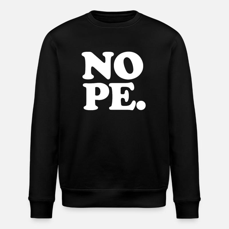 Ich sage NEIN. - Stanley/Stella Unisex Bio-Sweatshirt ROLLER - Schwarz