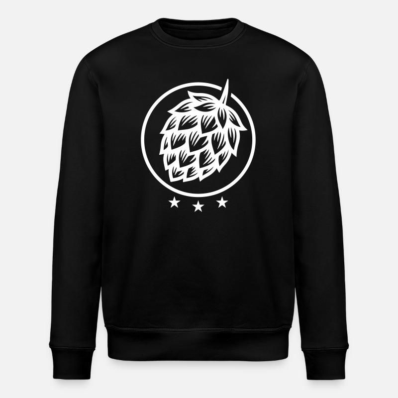 Hops Barley - Stanley/Stella ROLLER Unisex Organic Sweatshirt - black