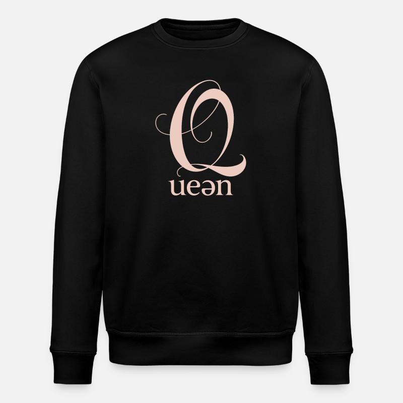 Police monogramme Q Queen - Sweat bio ROLLER Stanley/Stella Unisexe - noir