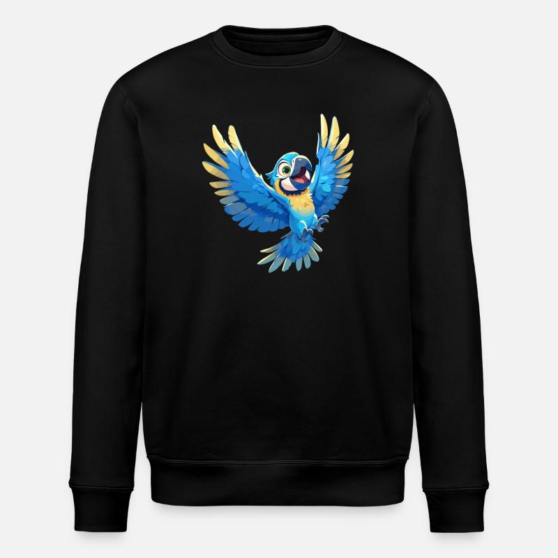 Macaw's Era - Stanley/Stella ROLLER Unisex Organic Sweatshirt - black