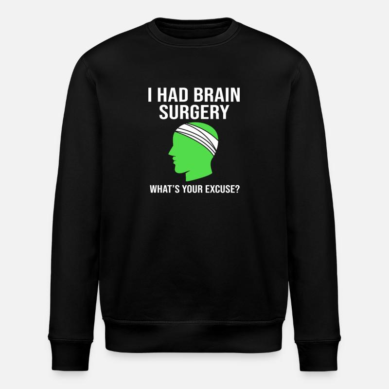 Schädel-Hirn-Trauma Schädelhirntrauma Autounfall - Stanley/Stella Unisex Bio-Sweatshirt ROLLER - Schwarz