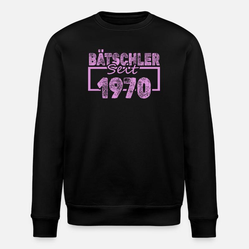 Lustig 197 - Stanley/Stella Unisex Bio-Sweatshirt ROLLER - Schwarz