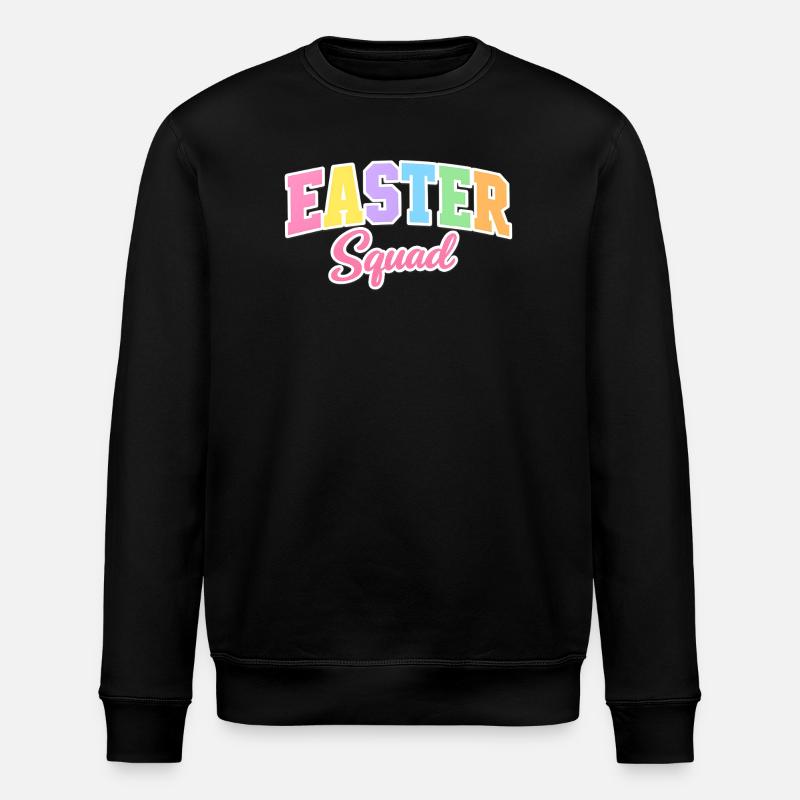 Easter Squad Ostern - Stanley/Stella ROLLER Unisex Organic Sweatshirt - black