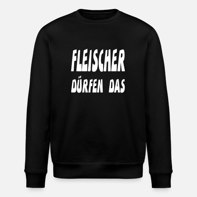 Fleischer - Stanley/Stella Unisex Bio-Sweatshirt ROLLER - Schwarz