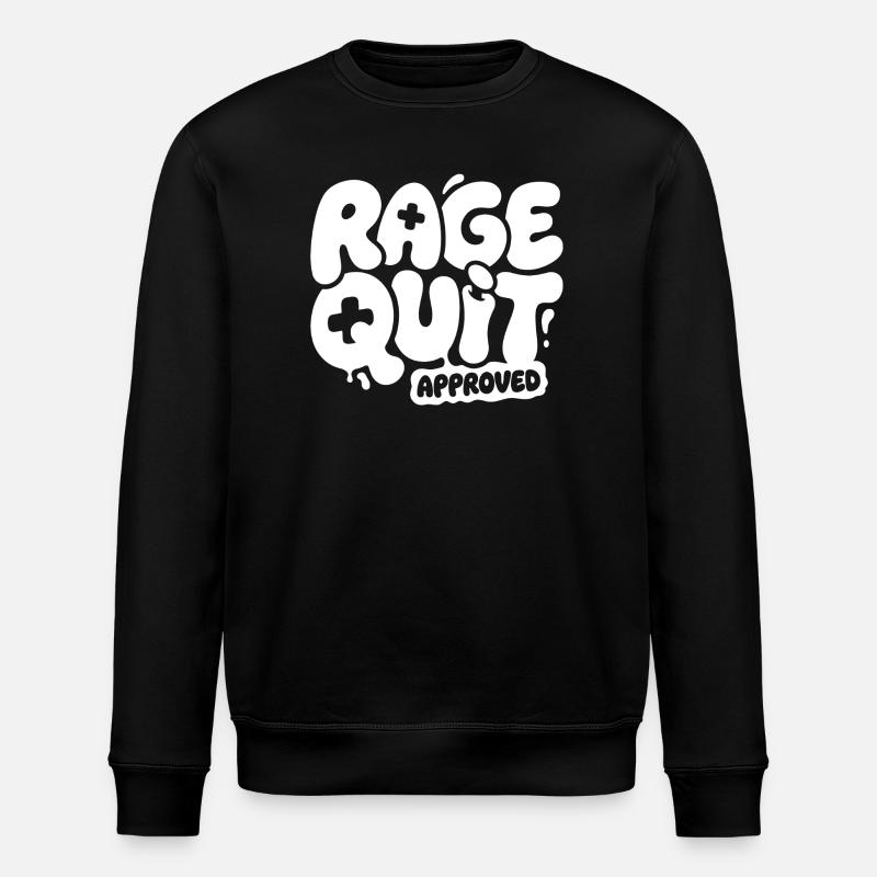 Rage Quit Approved Game Design - Sweat bio ROLLER Stanley/Stella Unisexe - noir