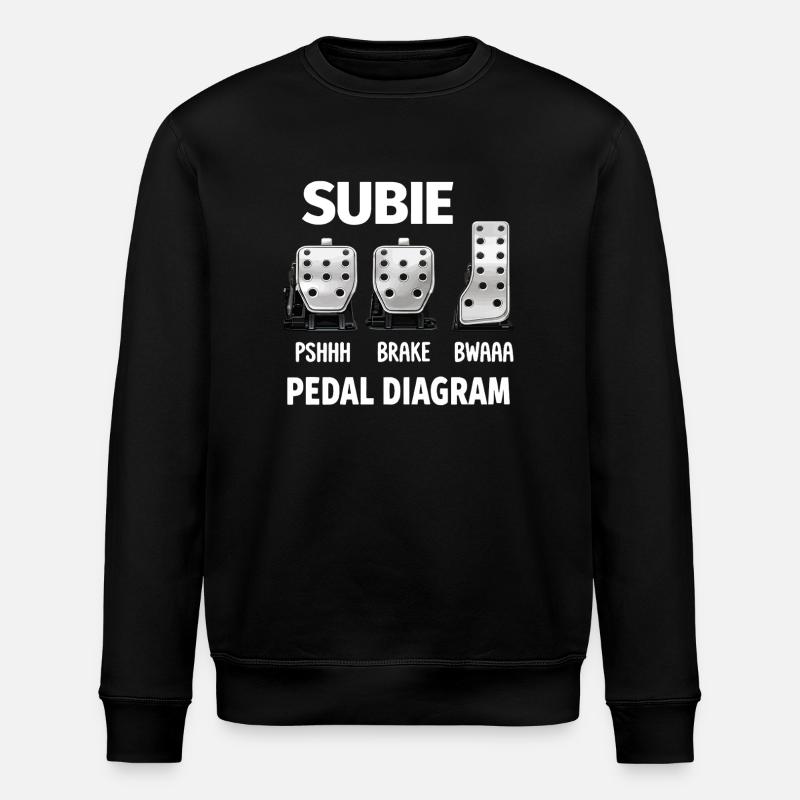 Diagramme de pédale de Subie - Sweat bio ROLLER Stanley/Stella Unisexe - noir