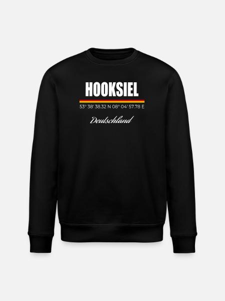 Hooksiel - Stanley/Stella Unisex Bio-Sweatshirt ROLLER - Schwarz