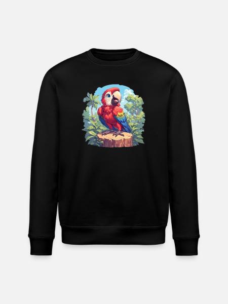 Macaw's Era - Stanley/Stella ROLLER Unisex Organic Sweatshirt - black