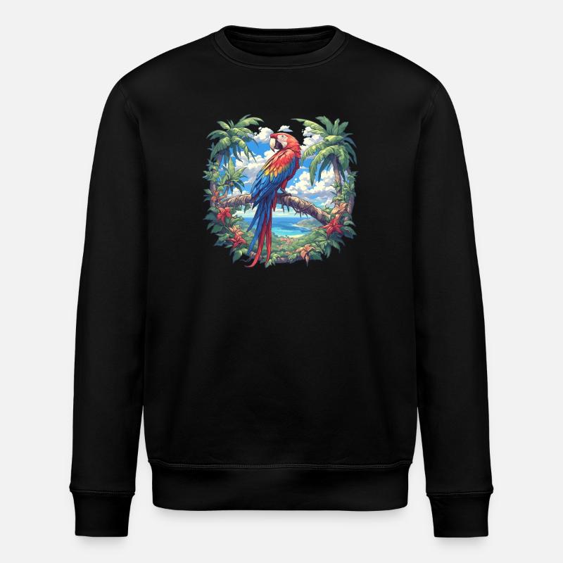 Macaw's Era - Stanley/Stella ROLLER Unisex Organic Sweatshirt - black