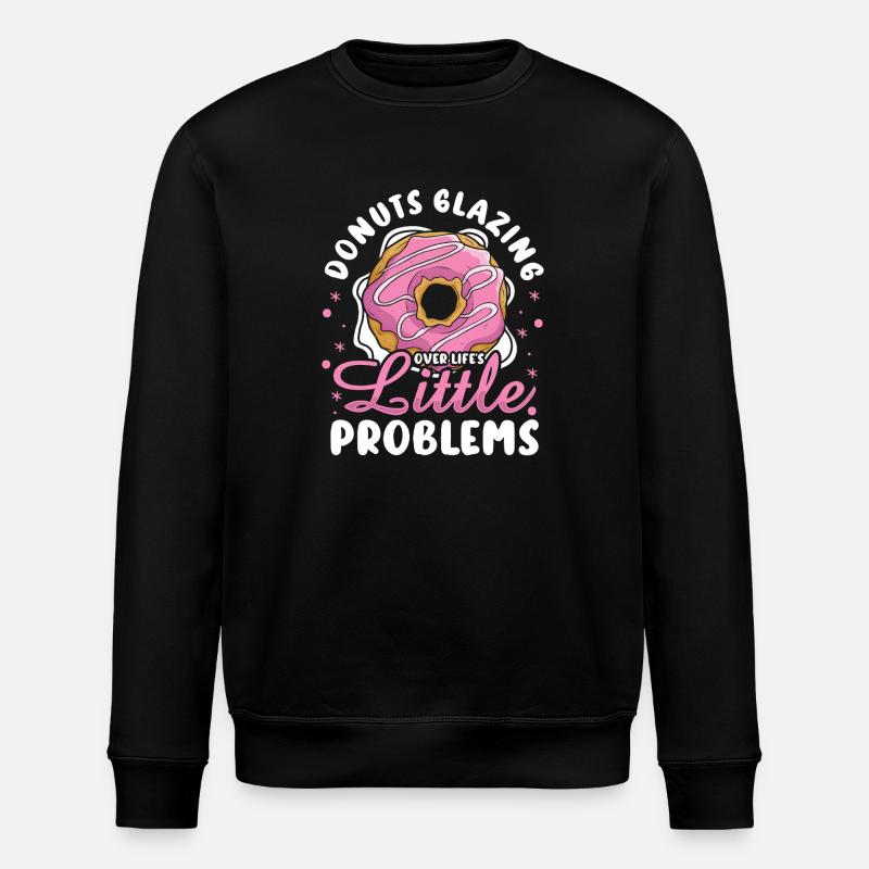 Restauration rapide en donuts - Sweat bio ROLLER Stanley/Stella Unisexe - noir