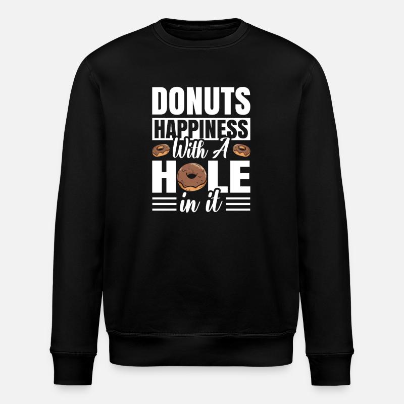 Restauration rapide en donuts - Sweat bio ROLLER Stanley/Stella Unisexe - noir