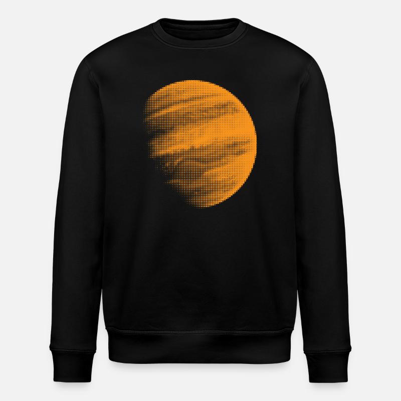 Jupiter Planet - Stanley/Stella ROLLER Unisex Organic Sweatshirt - black