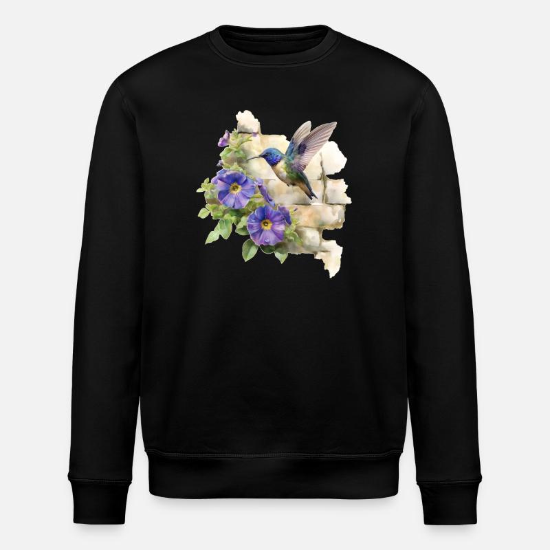Kolibri - Stanley/Stella Unisex Bio-Sweatshirt ROLLER - Schwarz