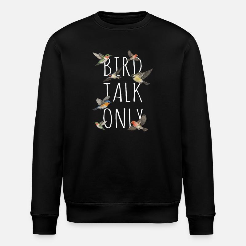 Bird Watching Birding Bird Watcher Vogel-Nerd - Stanley/Stella Unisex Bio-Sweatshirt ROLLER - Schwarz