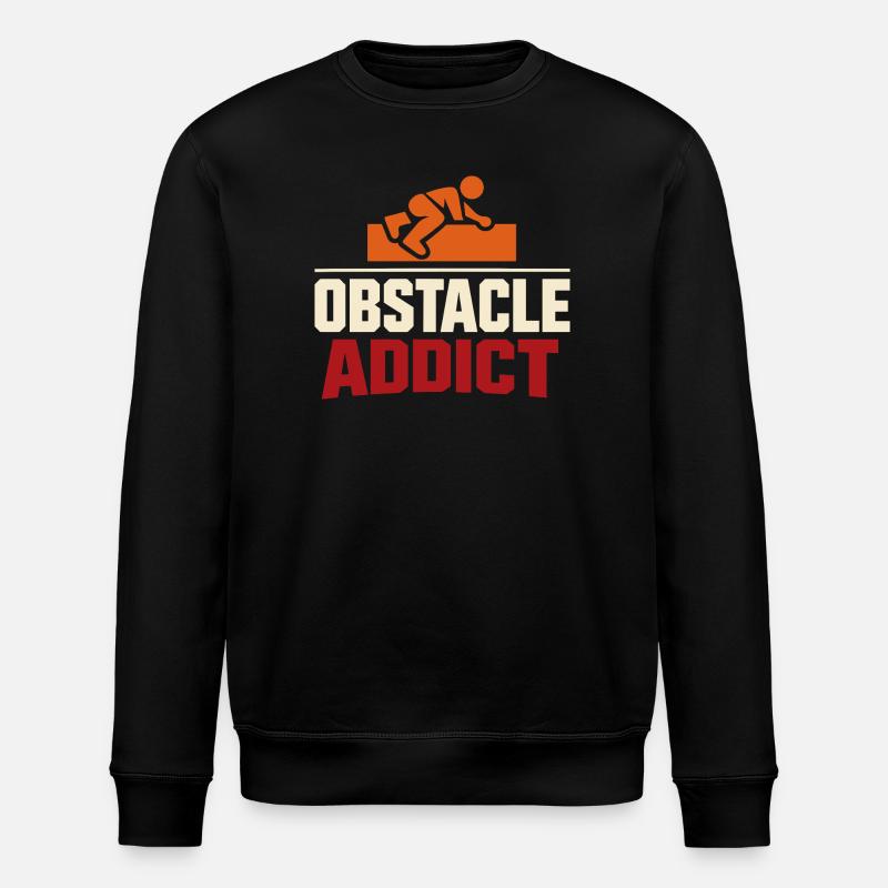 Parcours d’obstacles Course d’obstacles OCR - Sweat bio ROLLER Stanley/Stella Unisexe - noir