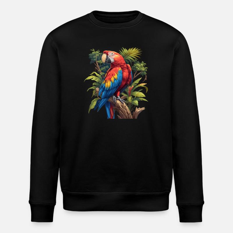 Macaw's Era - Stanley/Stella ROLLER Unisex Organic Sweatshirt - black