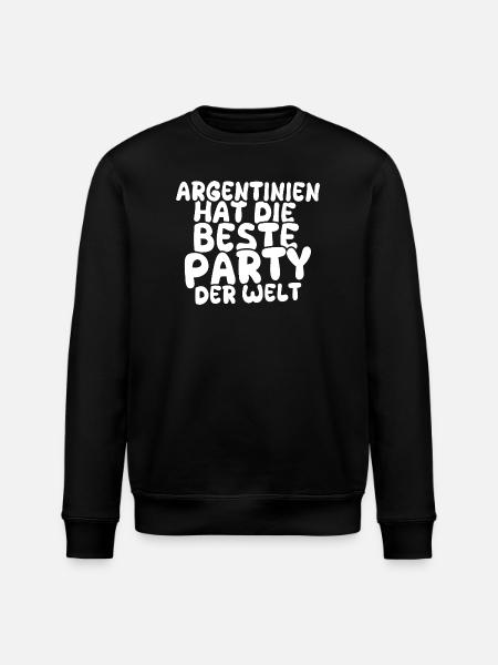 Feiern Argentinien - Stanley/Stella Unisex Bio-Sweatshirt ROLLER - Schwarz