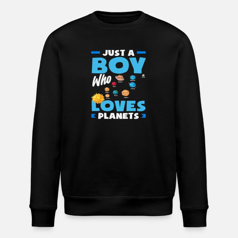 Un seul garçon qui aime les planètes L’espace - Sweat bio ROLLER Stanley/Stella Unisexe - noir