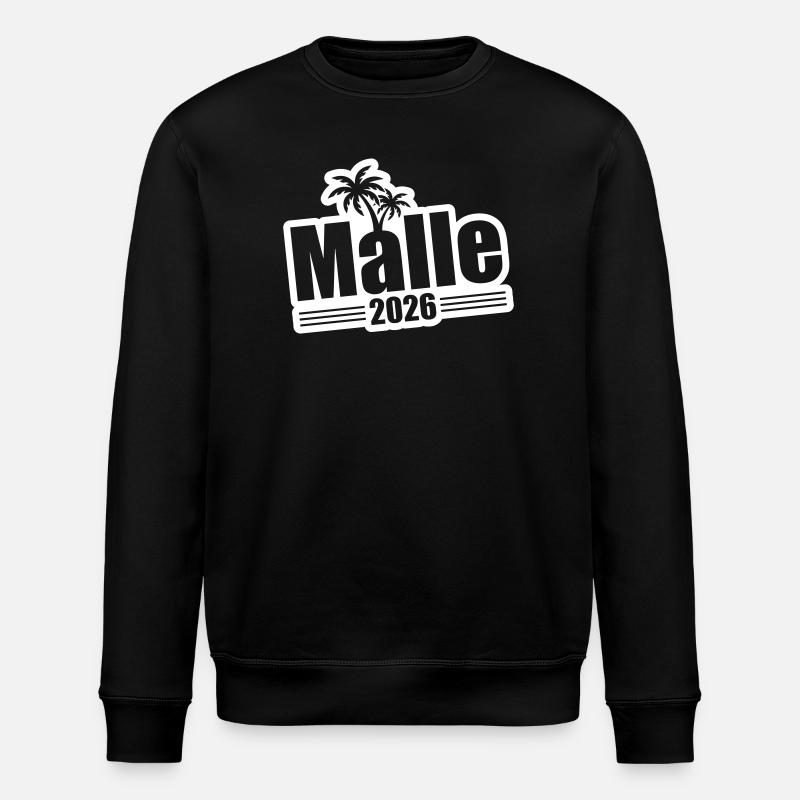 Palmiers Malle 2026 - Sweat bio ROLLER Stanley/Stella Unisexe - noir