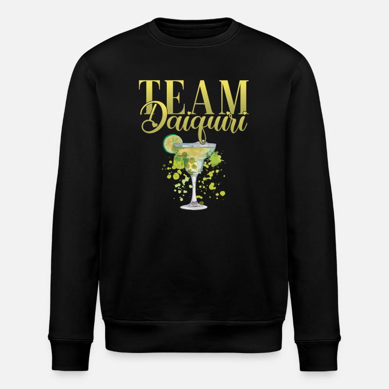 Hen Party Cocktail Team Daiquiri - Stanley/Stella ROLLER Unisex Organic Sweatshirt - black