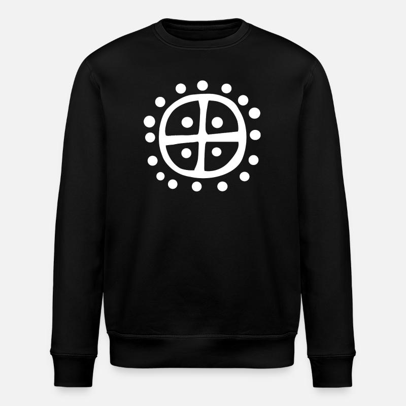 Roue du Soleil Nordique - Sweat bio ROLLER Stanley/Stella Unisexe - noir