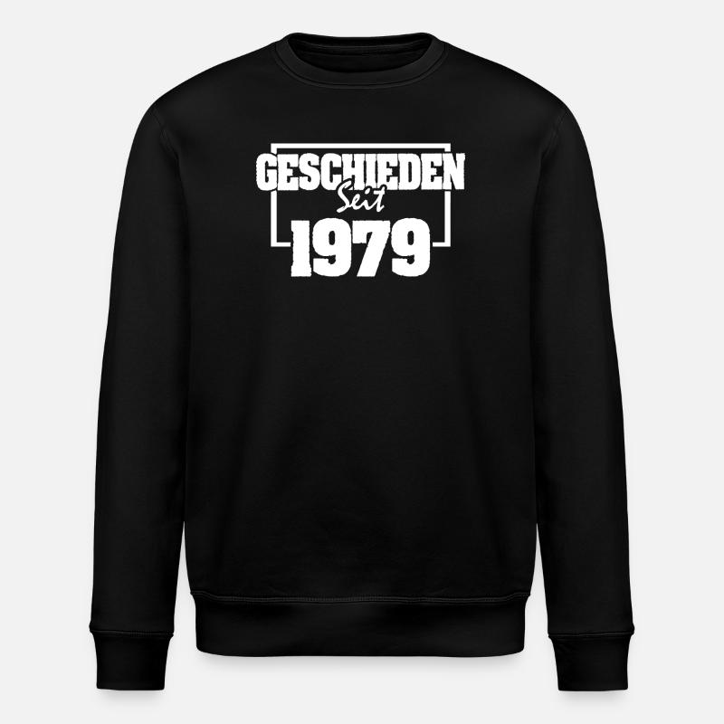 Sprueche 1979 - Stanley/Stella Unisex Bio-Sweatshirt ROLLER - Schwarz