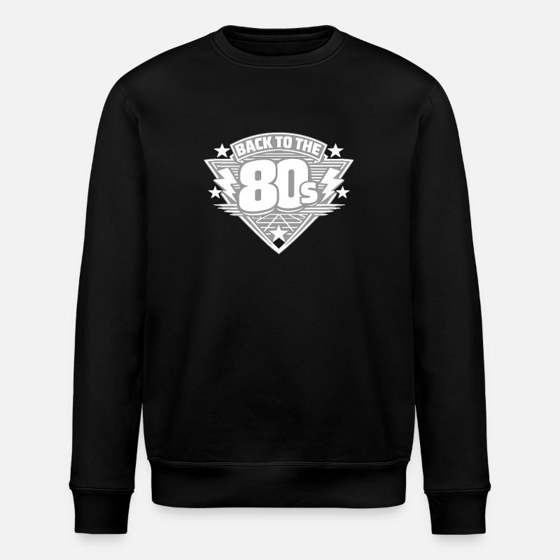 Back to the 80s Retro - Stanley/Stella Unisex Bio-Sweatshirt ROLLER - Schwarz
