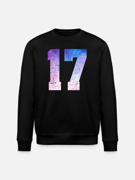 Issue 17 – 17th Anniversary Gift - Stanley/Stella ROLLER Unisex Organic Sweatshirt - black