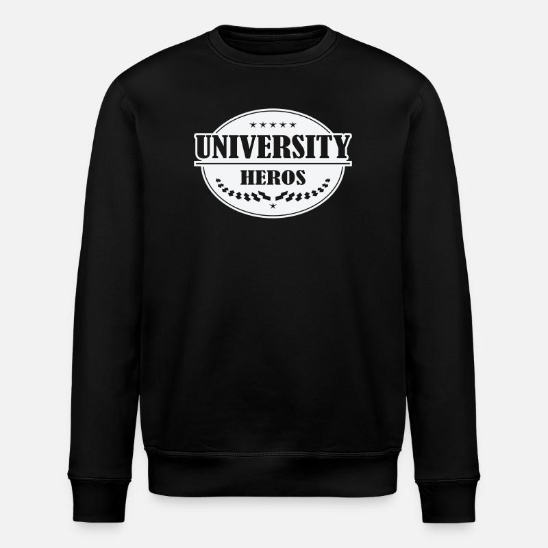Unihelden Badge - Stanley/Stella ROLLER Unisex Organic Sweatshirt - black
