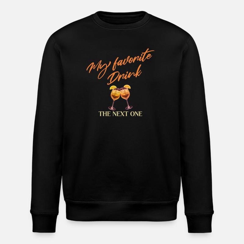 Ma boisson préférée ensuite - Sweat bio ROLLER Stanley/Stella Unisexe - noir