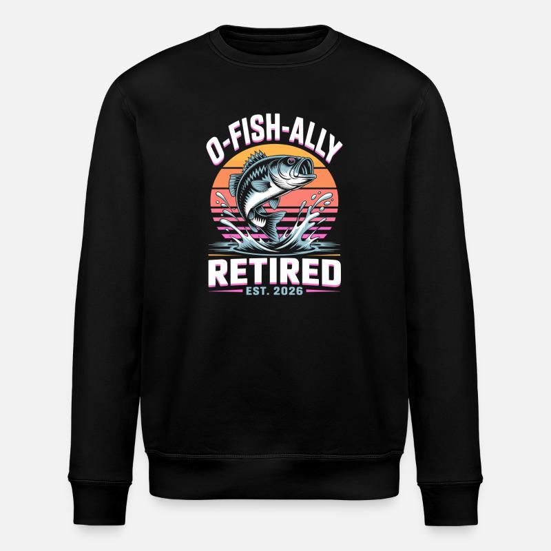 Ofish Ally Retired 2026 - Stanley/Stella ROLLER Unisex Organic Sweatshirt - black