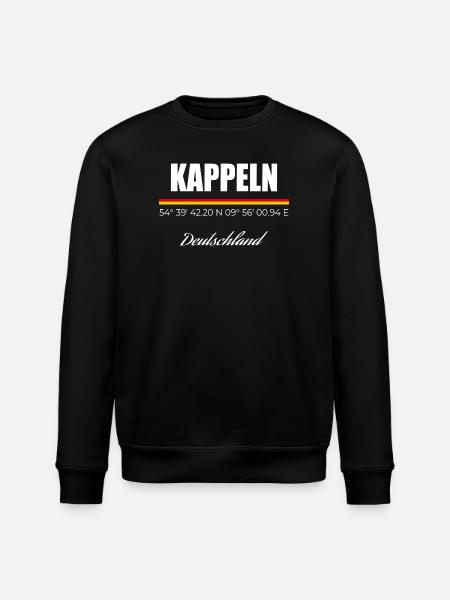 Kappeln - Stanley/Stella Unisex Bio-Sweatshirt ROLLER - Schwarz