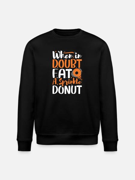 Restauration rapide en donuts - Sweat bio ROLLER Stanley/Stella Unisexe - noir