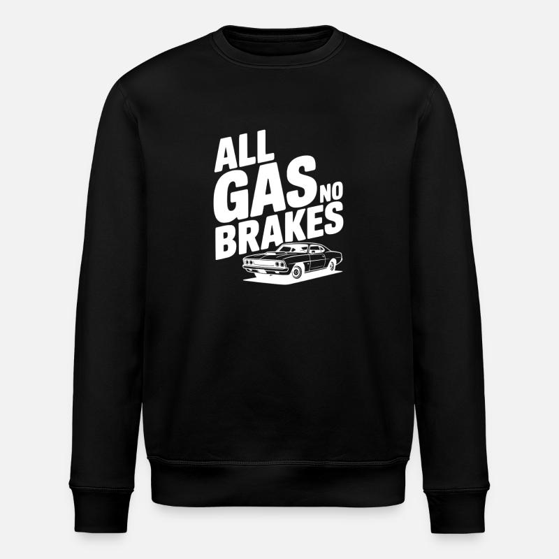 Benzin ohne Bremsen - Stanley/Stella Unisex Bio-Sweatshirt ROLLER - Schwarz