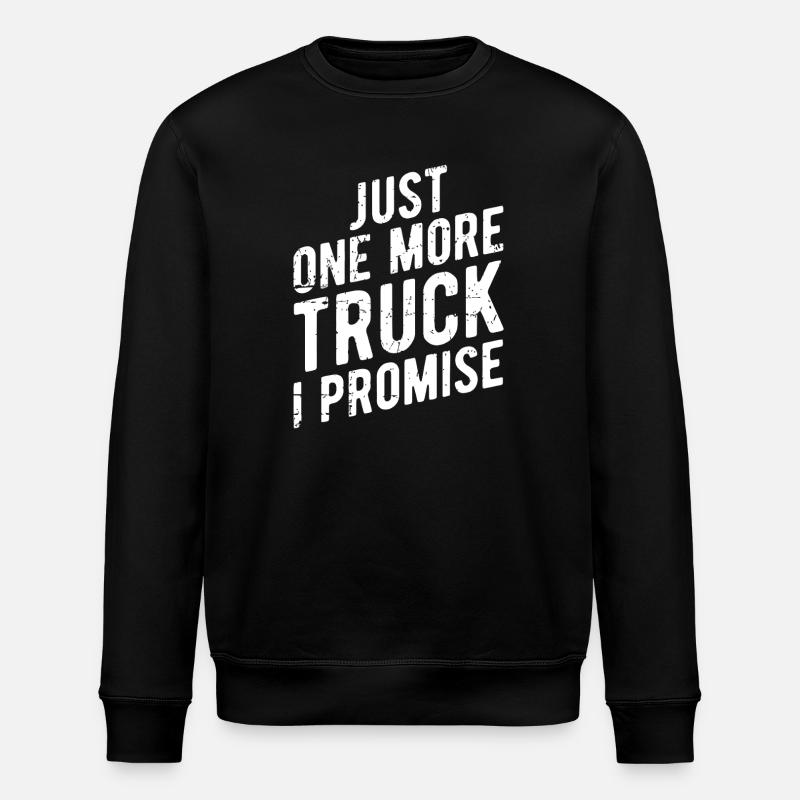 Nur noch ein Truck-Versprechen - Stanley/Stella Unisex Bio-Sweatshirt ROLLER - Schwarz