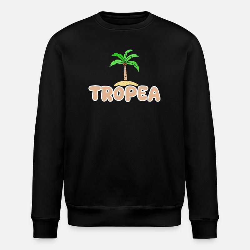 Tropea as a holiday - Stanley/Stella ROLLER Unisex Organic Sweatshirt - black
