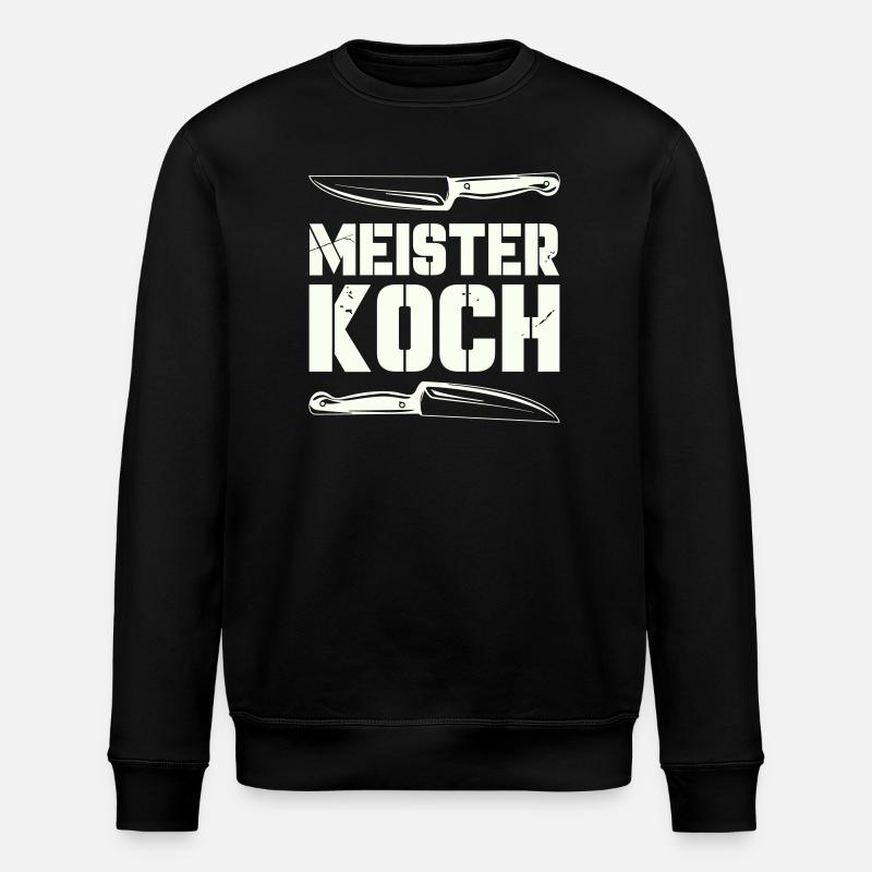 meister_koch- - Stanley/Stella Unisex Bio-Sweatshirt ROLLER - Schwarz